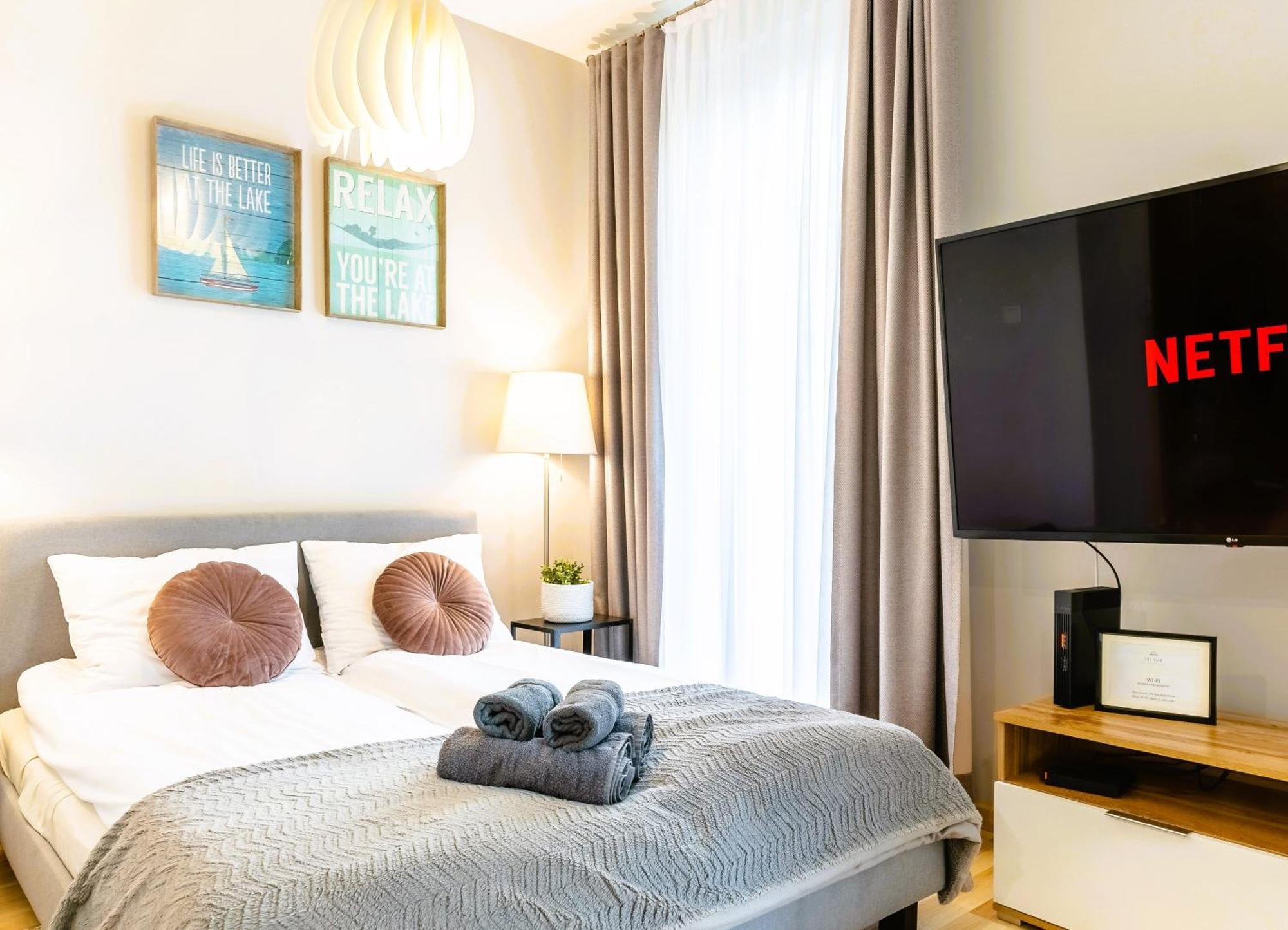 Marina Apartment - Przy Jeziorze, Taras, Tv55" Z Netflix I Prime, Parking Iława Exterior foto